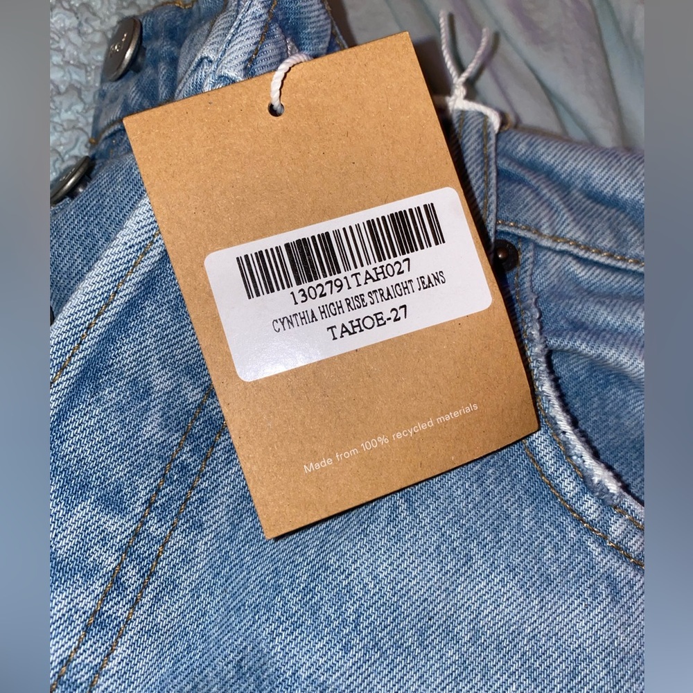 Cynthia High Rise Straight Jeans in the color “Tahoe” - Picture 5 of 7